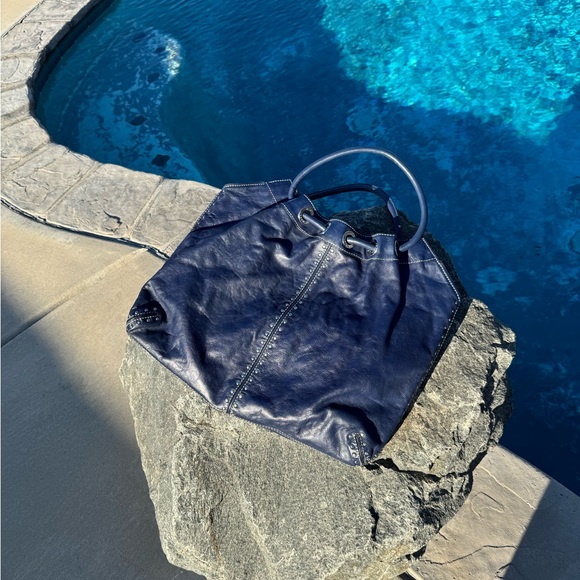 Michael Kors Navy Astor Purse - Picture 13 of 15